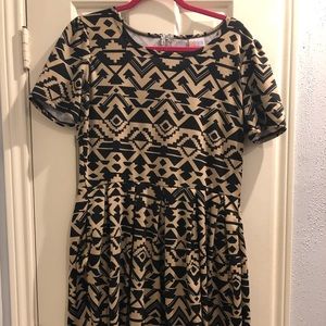 LuLaRoe Amelia dress - Aztec print